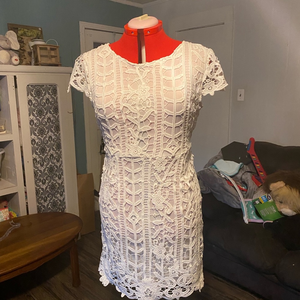 White Lace Dress